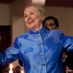 رقص هیلاری کلینتون