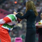 دست ندادن مدال آور ایرانی پارالمپیک با کیت میدلتون همسر پرنس ویلیام