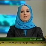 نخستین مجری زن در تلویزیون مصر