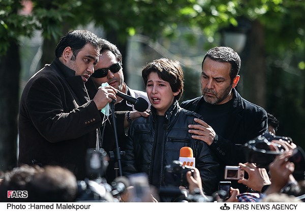 مراسم تشییع عسل بدیعی